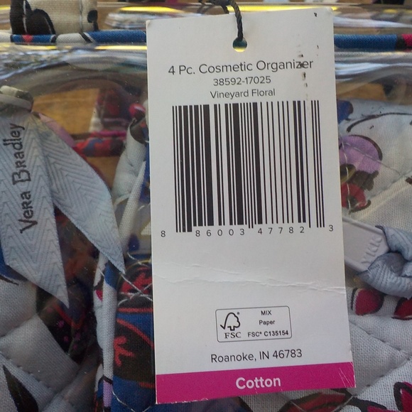 VERA BRADLEY 4PC ORGANIZER BAGS - Picture 8 of 15